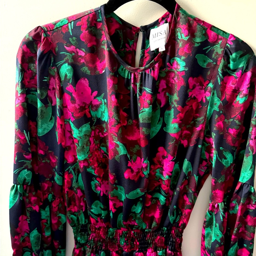 MISA Los Angeles midi dress. Worn once. Size Small